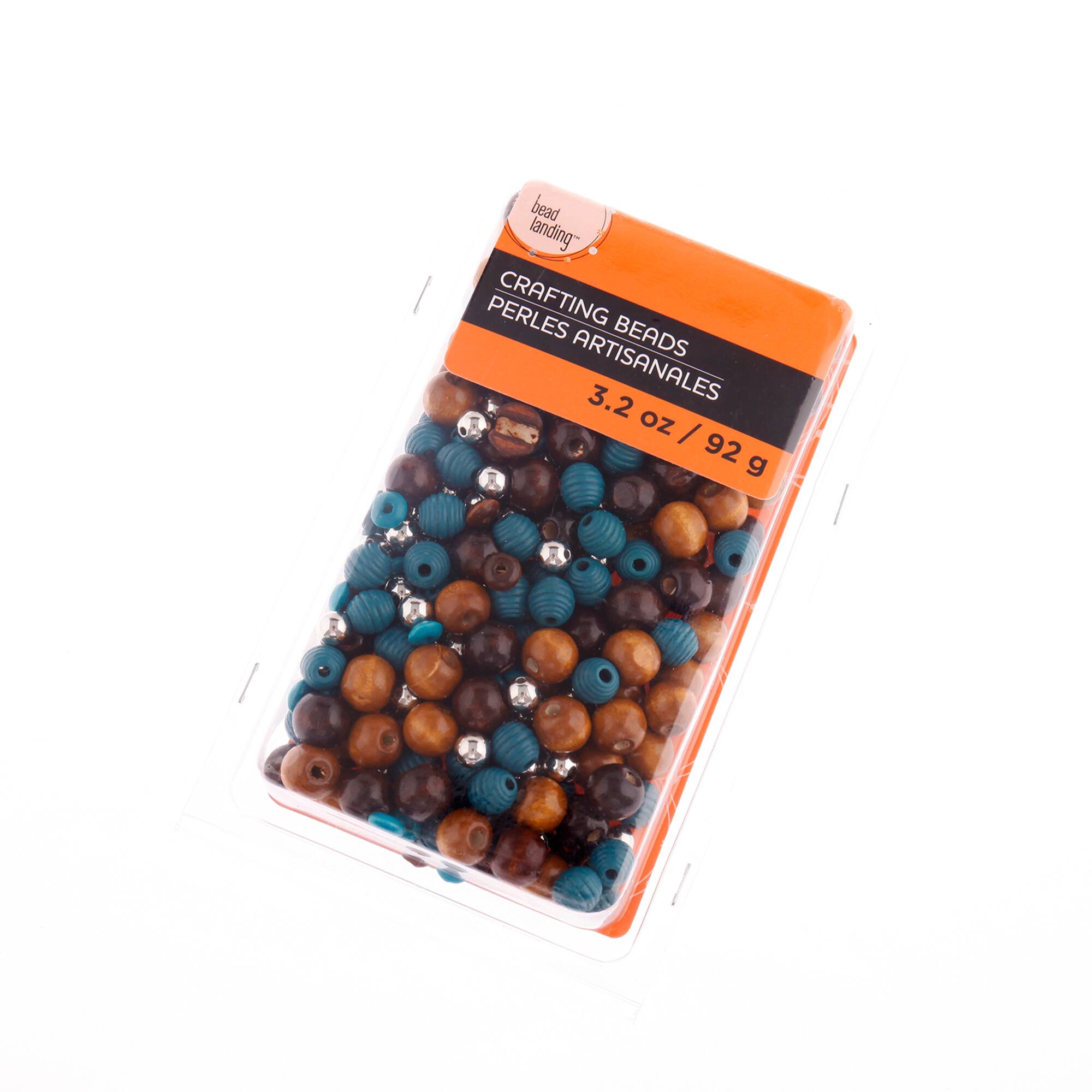 Craft Brown & Turquoise Mixed Wooden Beads by Bead Landing™